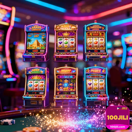 100jili slot machines row