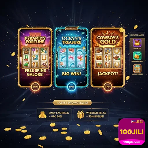 100jili slot games promotions 2